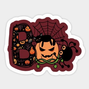 Boo Bees Ghost Halloween Sticker